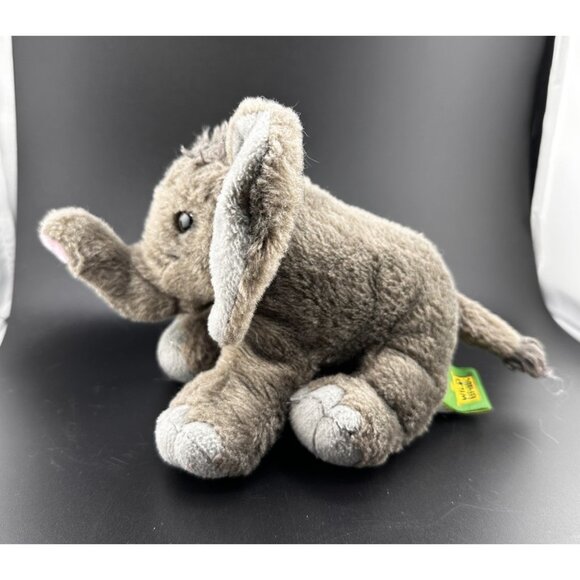 K&M Wild Republic African Gray Elephant 8" Bean Bag Plush Stuffed Animal - Picture 3 of 11